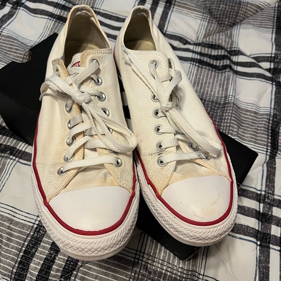 Converse Chuck Taylor All-Star Low Top White Size 10 - Picture 2 of 10